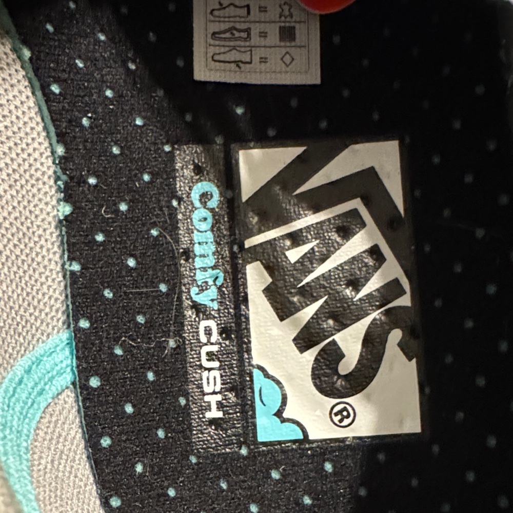 Vans Women’s Metallic Silver Sneakers - Picture 2 of 4